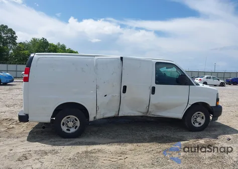 2020 Chevrolet Express Cargo Rwd 2500 Regular Wheelbase Wt из США, поврежденный, VIN 1GCWGAFG9L1207050